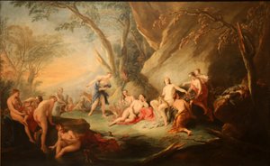 ダイアンの風呂。 作： Jean Baptiste van Loo
